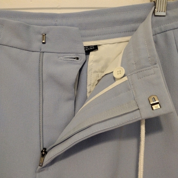 Asos Design - 30x30 Light Blue High Rise Straight Leg Pants - Picture 7 of 16